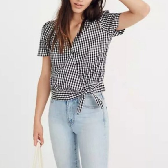 Madewell Tops - Madewell Cottagecore Alexa Sunshine Gingham Puff Sleeve Top S